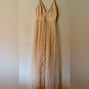 NWT Maniju Full-Length Formal Dress Tulle Prom -